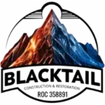 Blacktail Restoration logo vector image