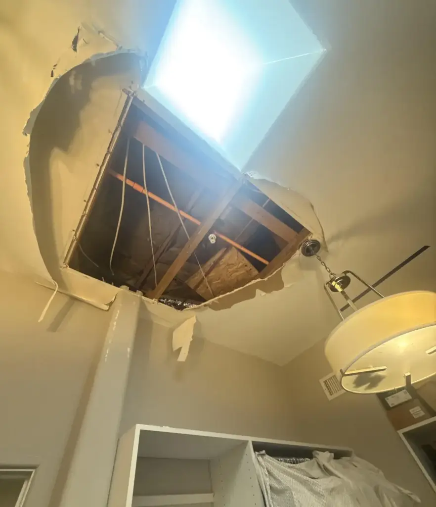Fire Sprinkler - water loss - Blacktail Restoration