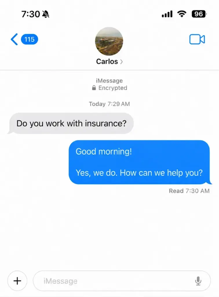 Imessage_insurance - Blacktail Restoration